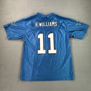 Roy Williams Detroit Lions Blue Jersey #11 Men's‎ Small NFL Players